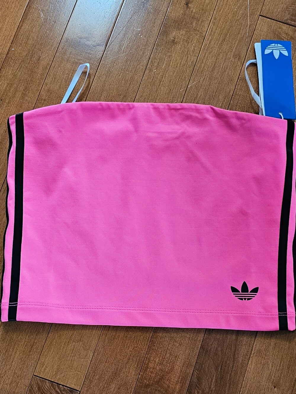Adidas Originals Women's Adicolor 3-Stripes Tube Top Nwt PINK  / W Size Med